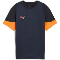 Puma Tränings T-Shirt IndividualCUP - Navy/Röd/Orange Barn, storlek 152 cm