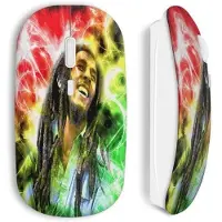 CAPACHEAP Souris Sans Fil Bob Marley artiste