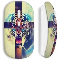 CAPACHEAP Souris sans Fil Tiger rugissent