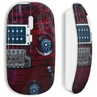 CAPACHEAP Souris sans fil Guitare pourpre cordes