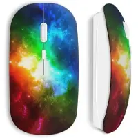 CAPACHEAP Souris Sans Fil Galaxy colors