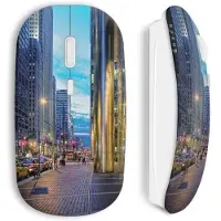 CAPACHEAP Souris Sans Fil City blue sky