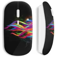 CAPACHEAP Souris Sans Fil Coloful bande