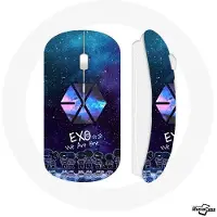 CAPACHEAP Souris Sans Fil Exo Groupe K-pop Logo we are one