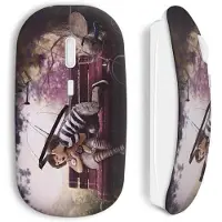 MANIACASE Souris Sans Fil Bisou Enfants Pluie Vintage
