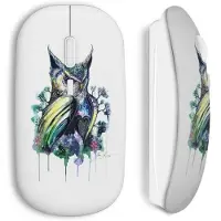 MANIACASE Souris sans Fil Hiboux paint