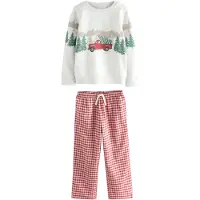 Next Pyjamas ecru / gran / ljusgrön / röd