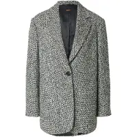 BOSS för kvinnor. 50547446 Blazer Jasata grå (34), Casual, Klassisk, Akryl