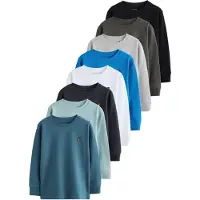 Next T-shirt safir / azur / ljusblå / antracit / ljusgrå / mörkgrå / svart / vit