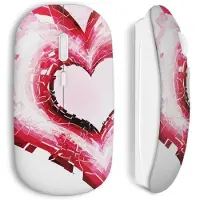 MANIACASE Souris sans Fil love Rouge