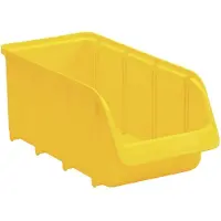 Hünersdorff 683200 Genomskinlig lagerlåda 683200 Sichtlagerkasten B x H T 315 145 125 mm (B x H x D) 315 x 145 x 125 mm Gul 1 st