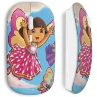 CAPACHEAP Souris Sans Fil Dora l'exploratrice Fee Rose