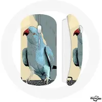 MANIACASE Souris Sans Fil Perruches perroquets Bleu