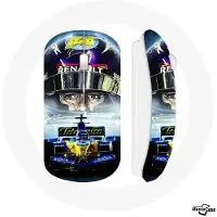 CAPACHEAP Souris Sans Fil Formule 1 Bleu Fernando alonso