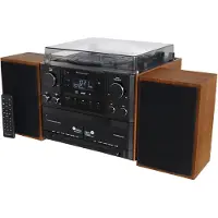 Soundmaster Soundmaster: Stereo music centre MCD5600 with DAB+/FM radio, CD/MP3, turntable, double cassette, USB, Bluetooth