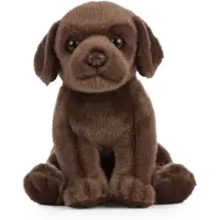 Living Nature Gosedjur - 16x8 cm - Labrador valp - Brun - - One Size - Gosedjur