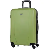Itaca unisex. 71160-07 4 Wheeled Trolley Case Medium 71160 pistachio, anthracite -65x44x24cm (OSFA), Casual, Grey, Green, ABS / Polycarbonat