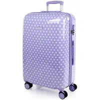 Itaca for woman/girl. 702460-05 Rigid Travel Suitcase 702460 Lilac -67x45x24cm (OSFA), Casual, Purple, ABS / Polycarbonate, children's fashi
