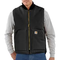 Carhartt Relaxed Fit Firm Duck Insulated Rib Collar Väst