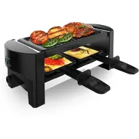 Cecotec Cheese&grill 3200 Raclettegrill Med Elektrisk Stekyta Och Fickor