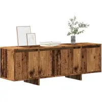 vidaXL Tv-bänk åldrat trä 120x30x40,5 cm konstruerat trä