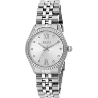 Liu Jo Analog klocka 'Tiny' silver / transparent / off-white