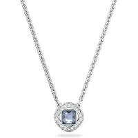 Swarovski Una Änglalik Fyrkantig Slipning Rodiumpläterad Halsband Damhalsband 5662142 Box (Random Color)