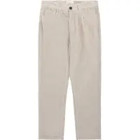 KnowledgeCotton Apparel - Byxor - Organic Cotton Chuck 5-Pocket Corduroy Pants Light Feather Gray för UnisexBomull - Storlek 34 US - Grå