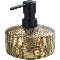 Wenko dispenser för flytande tvål RIVARA, guld,