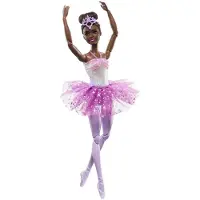 Barbie Dreamtopia balettdansare med magiska ljus brunett