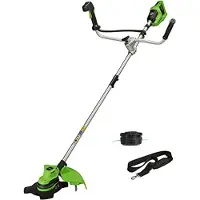 Greenworks Trimmer GD24X2BCB; 2x24 V (utan batteri och laddare)