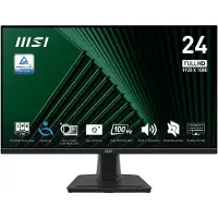 MSI Pro MP245G LCD-monitor 23.8" FullHD IPS 100Hz Svart utan ram