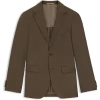BOSS Regular-fit blazer in virgin and textured wool