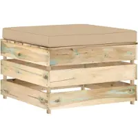vidaXL Soffbord vit 102x50x36 cm konstruerat trä