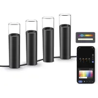 Ksix Smartled Rgbwic12w Trädgårdsbelysning 4 Enheter