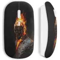 CAPACHEAP Souris sans fil ghost rider