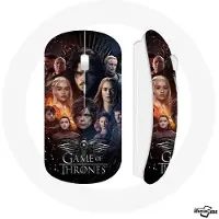 CAPACHEAP Souris Sans Fil Game of Thrones Saison 8 Le Trône de Fer L'affiche de L'équipage Logo Aigle Gris