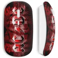 CAPACHEAP Souris Sans Fil Acdc Red Style Rock