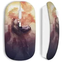 MANIACASE Souris sans Fil Lion hurlement