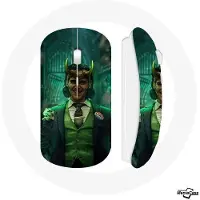 CAPACHEAP Souris Sans Fil Loki Thor Ragnarok avec Casque Affiche Personnage Série Saison 1