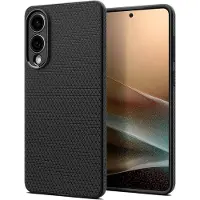 Spigen Liquid Air, Mobilskal, Samsung, Galaxy S25 Edge, 17 cm (6.7), Svart