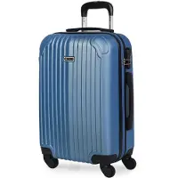 Itaca unisex. T71550-04 Travel Case Hard Cabin 4 Wheels T71550 sapphire blue -55x38x20cm (OSFA), Casual, ABS / Polycarbonate