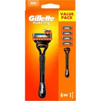 Gillette Rakhyvel med patroner GILLETTE FUSION5 Handtag + 4x utbytbara blad original