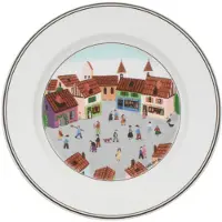 Villeroy & Boch Design Naif Tallrik Village 27 Cm - Mattallrikar Porslin Vit