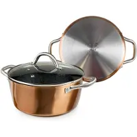 Ibili Natura Copper 20 Cm Gryta