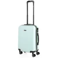 Itaca unisex. 71150-11 71150 Turquoise Rigid Travel Cabin Suitcase -55x38x20cm (OSFA), Casual, ABS / Polycarbonate