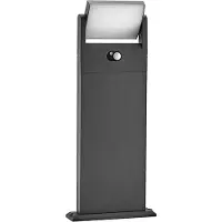 LINDBY Solcellslampa Novalie , Aluminium / grå / zink, Aluminium / grå / zink, Modern, Solcellslampor