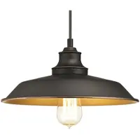 WESTINGHOUSE Taklampa , Iron Hill, dimbara, Svart, Vardagsrum, Metall, Vintage / retro