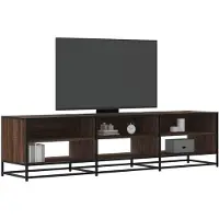 vidaXL Tv-bänk brun ek 180x40x46 cm konstruerat trä
