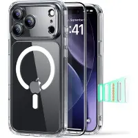 ESR Classic Hybrid MagSafe + härdat glasuppsättning för iPhone 17 Pro Max - Klar